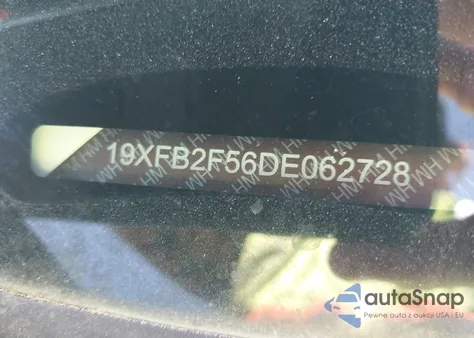 2013 Honda Civic Lx из США, поврежденный, VIN 19XFB2F56DE062728